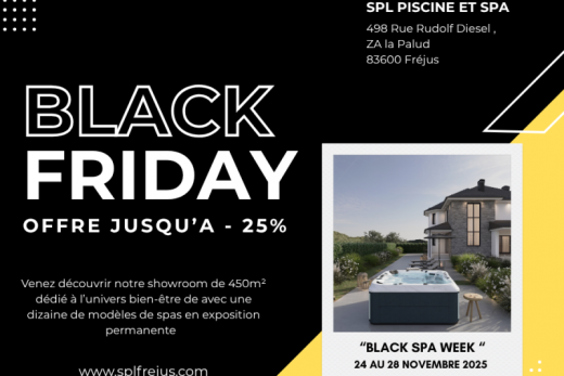 PROFITEZ DE NOS OFFRES BLACK FRIDAY SUR UNE MULTITUDES DE SPAS ET DE SAUNAS