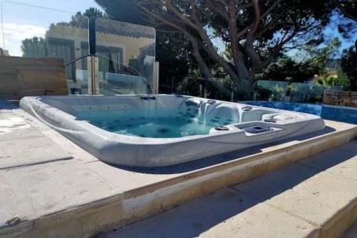 Installation d&#8217;un spa à encastrer sur Sainte Maxime dans le Var