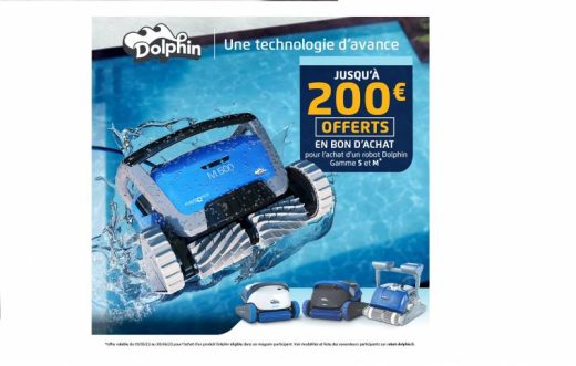 Promotion&#x20;sur&#x20;les&#x20;robots&#x20;de&#x20;piscine&#x20;Dolphin&#x20;,&#x20;jusqu&amp;&#x23;8217&#x3B;&#x00E0;&#x20;200&#x20AC;&#x20;en&#x20;bon&#x20;d&amp;&#x23;8217&#x3B;achat&#x20;dans&#x20;nos&#x20;magasins&#x20;de&#x20;Fr&#x00E9;jus&#x20;et&#x20;de&#x20;P&#x00E9;gomas